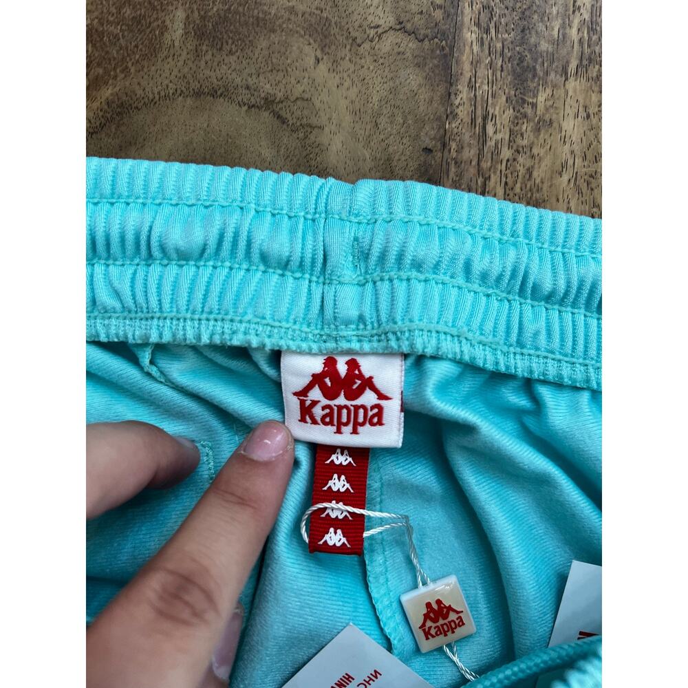 Kappa 222 Banda Dugrot Trackpants Size 2XL Blue/Blue Peacock/Red Elastic Waist - Picture 6 of 9